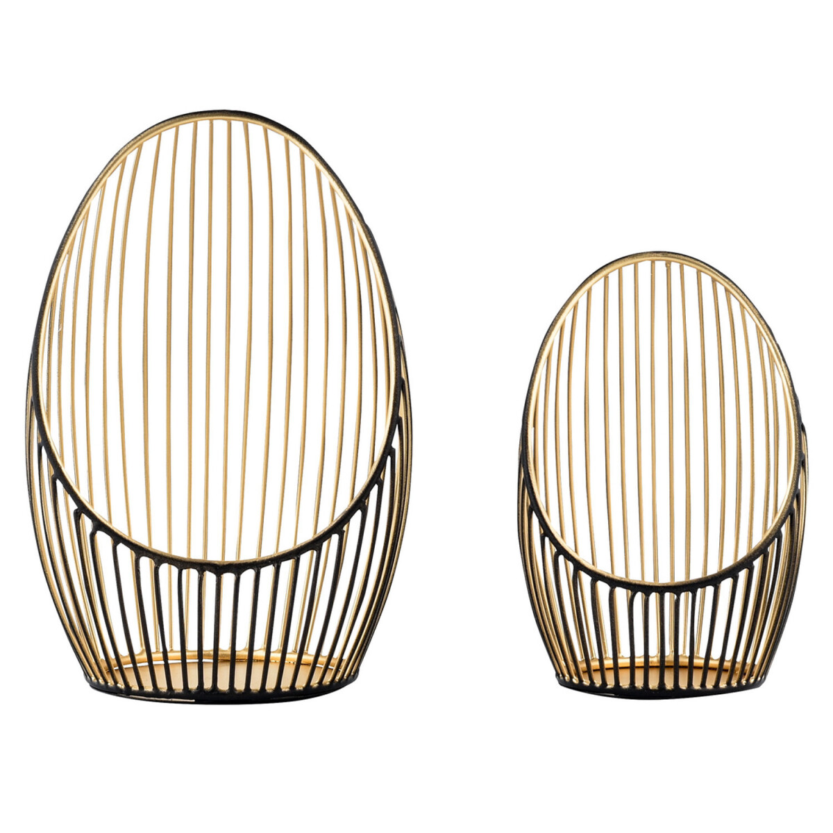 Lot de 2 bougeoirs décoratifs &la box
