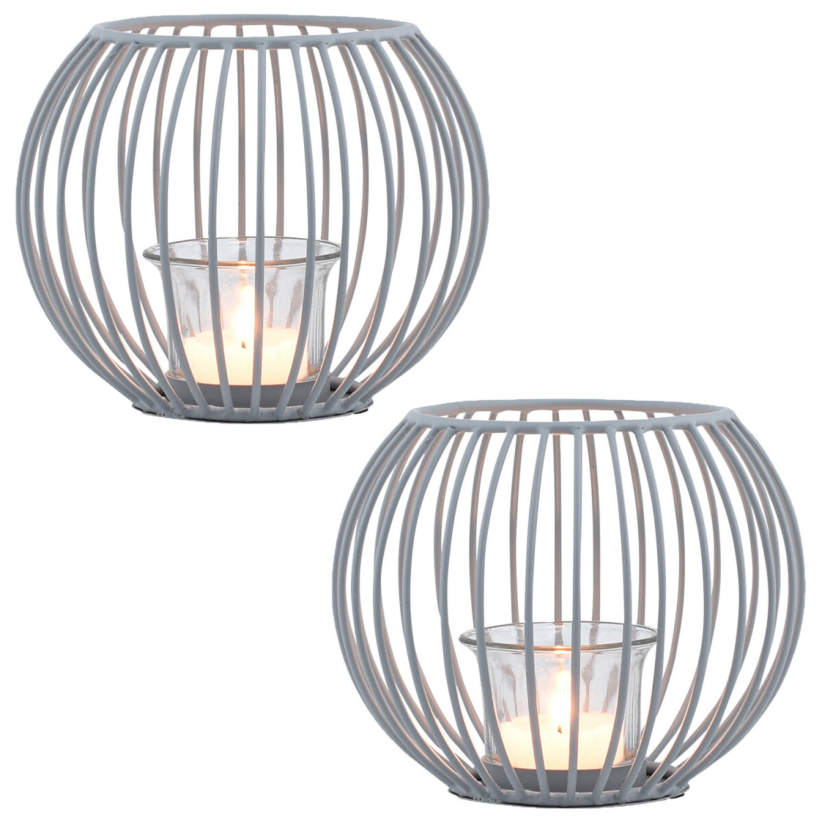 Lot de 2 photophores décoratifs d box