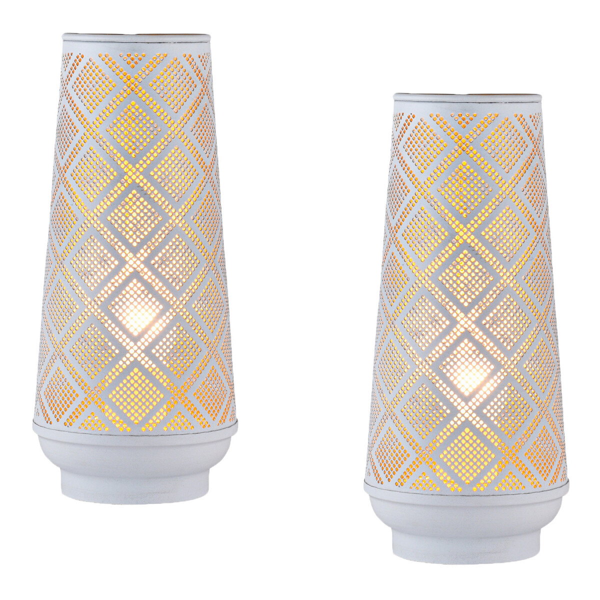 Lot de 2 lampes de table décorati box