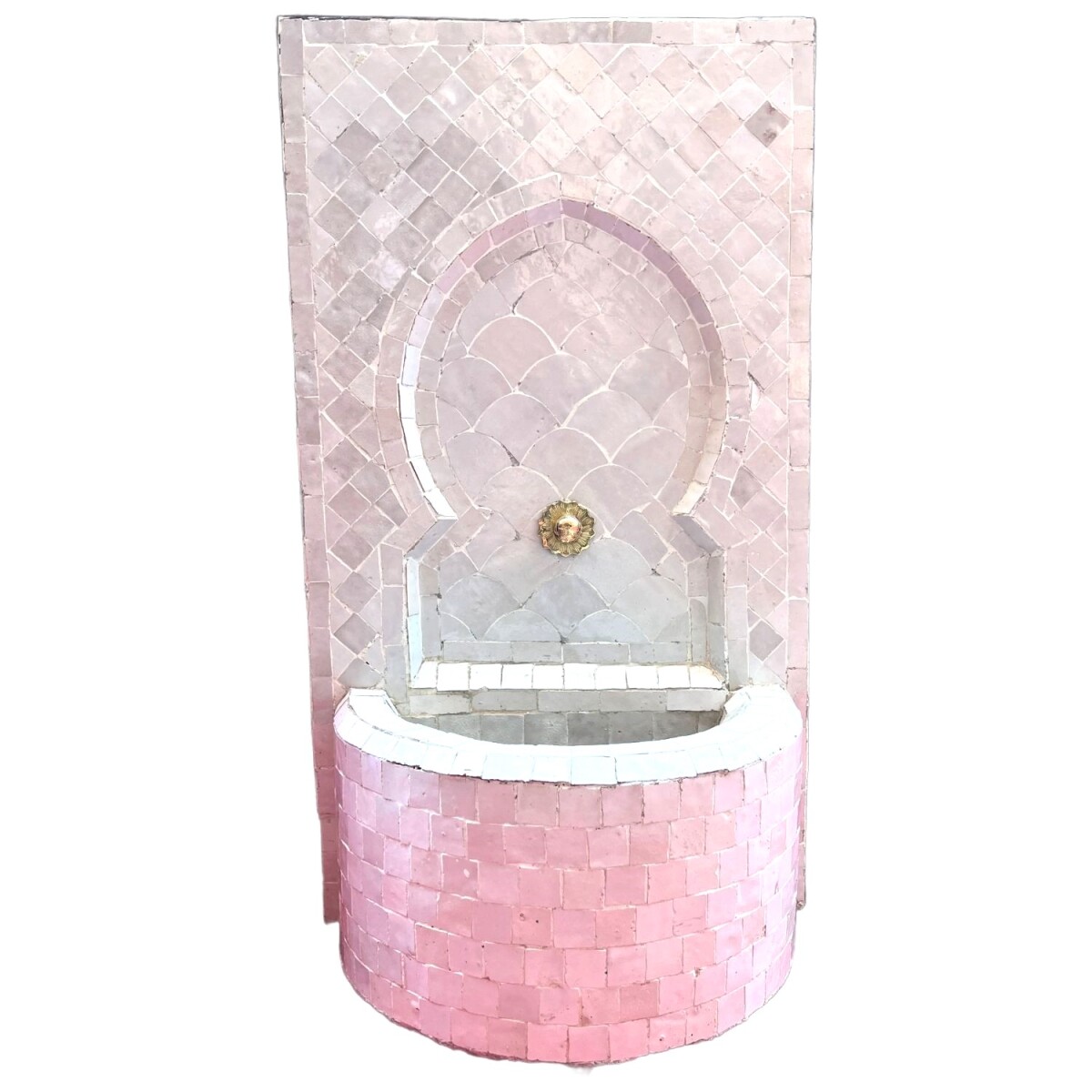 Fontaine de jardin marocaine en mosa&ium box