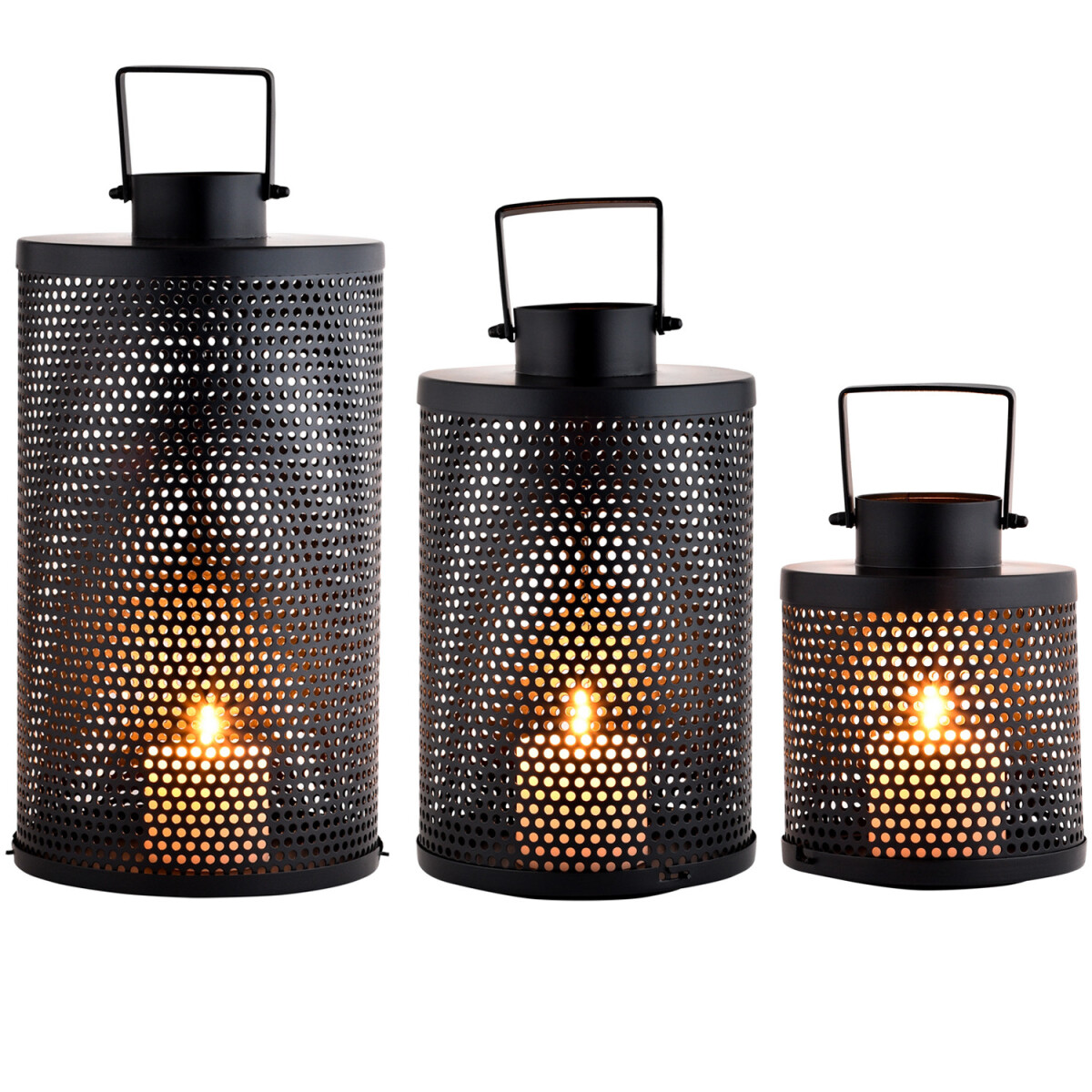 Lot de 3 lanternes décoratives sc box