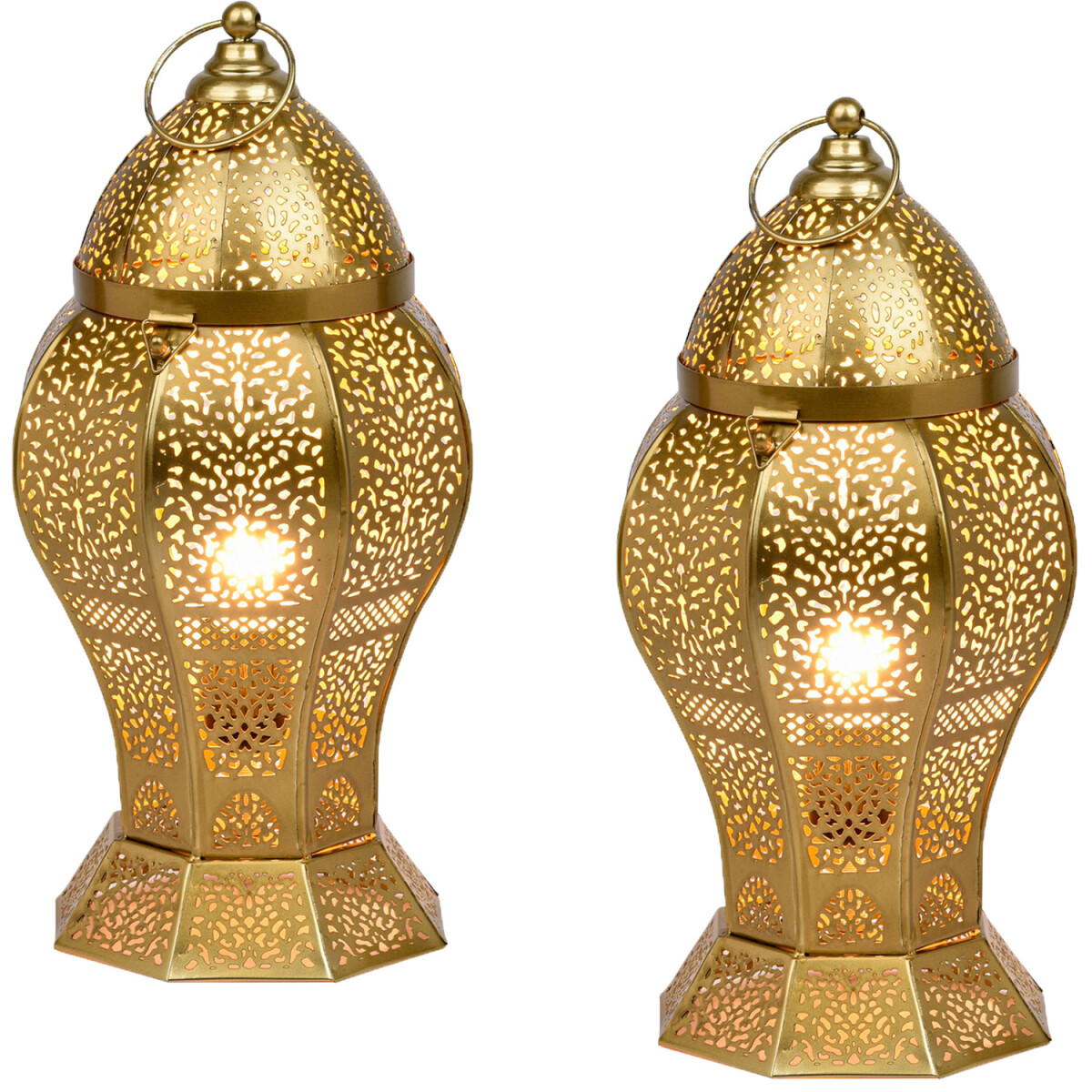 Lot de 2 lampes de table décoratives orientales, lamp