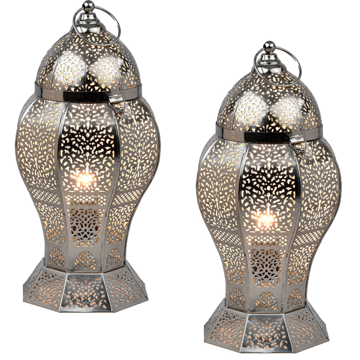 Lot de 2 lampes de table décoratives orientales, lamp