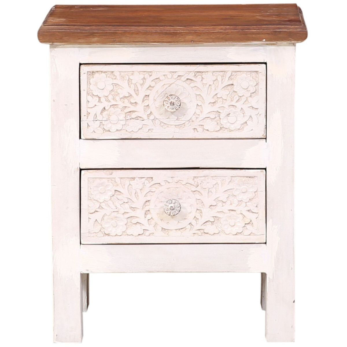 Meuble de style bohème : table de chevet, table dappo