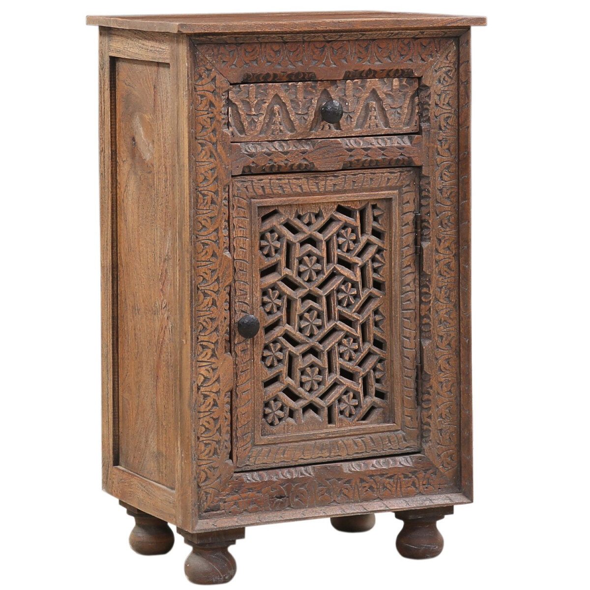Table de chevet vintage orientale Pedro  box