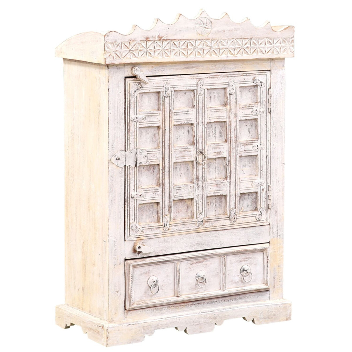 Table de chevet vintage orientale Humeir box