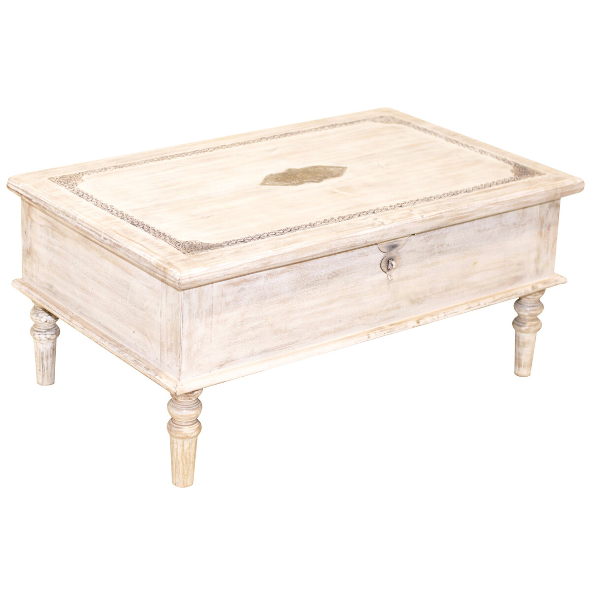 Table orientale de style coffre Abanoub  box