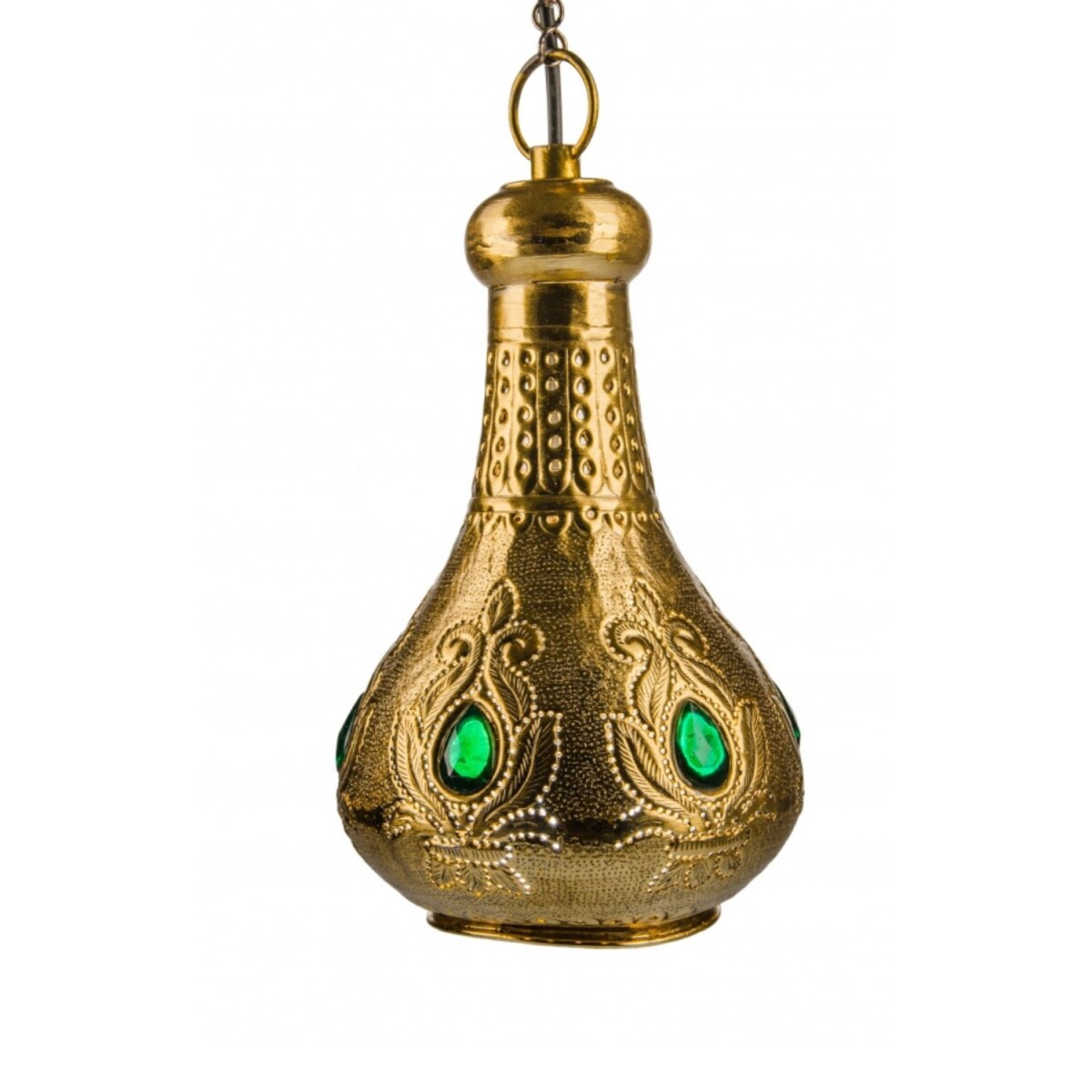 Lampe de plafond Akif Gold 30 cm | Suspension marocaine en l