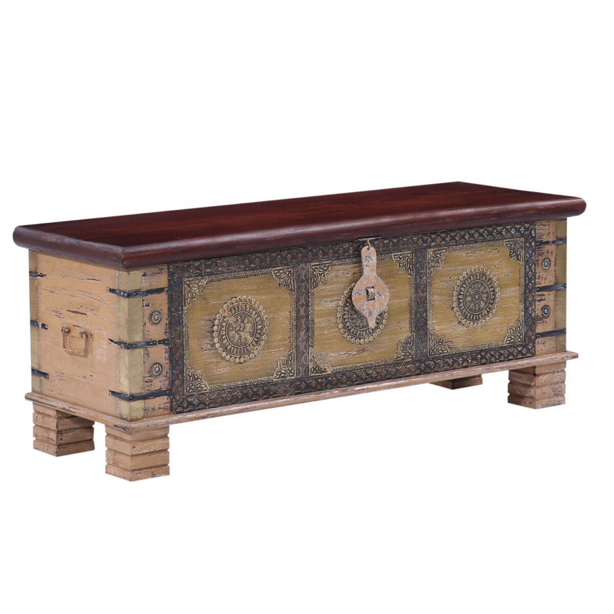 Coffre Cebrail en bois 116 cm | Style bo box