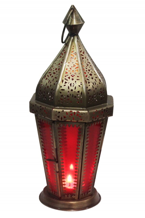 Lanterne de table indienne orientale Ajd box