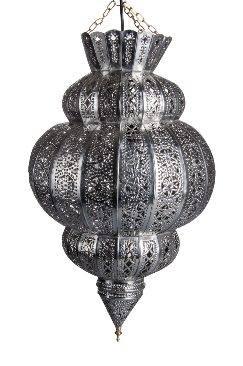 Suspension orientale Harem Argent 45 cm  box