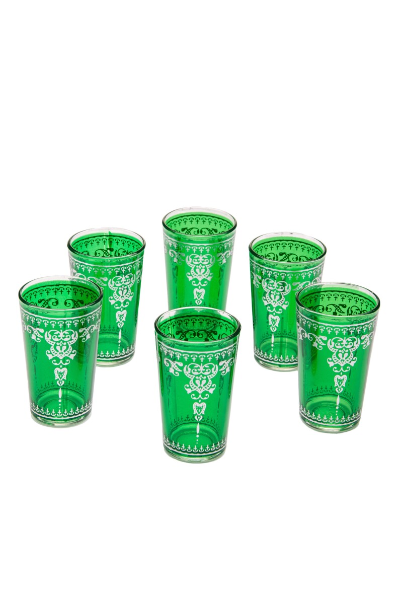 6 verres à thé Orient Anda box