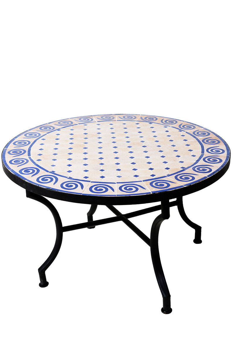 Table en mosaïque marocaine « Spirale » bei