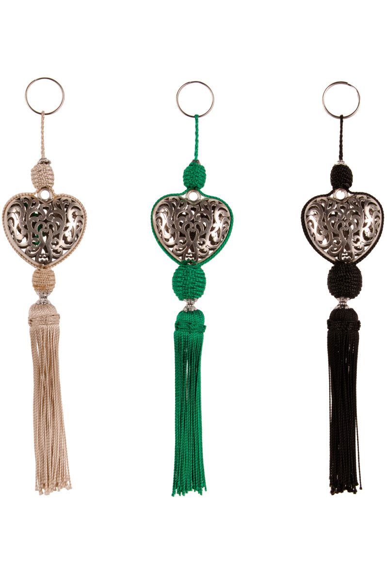 Pendentifs orientaux en forme de cœur, assortiment 3 p