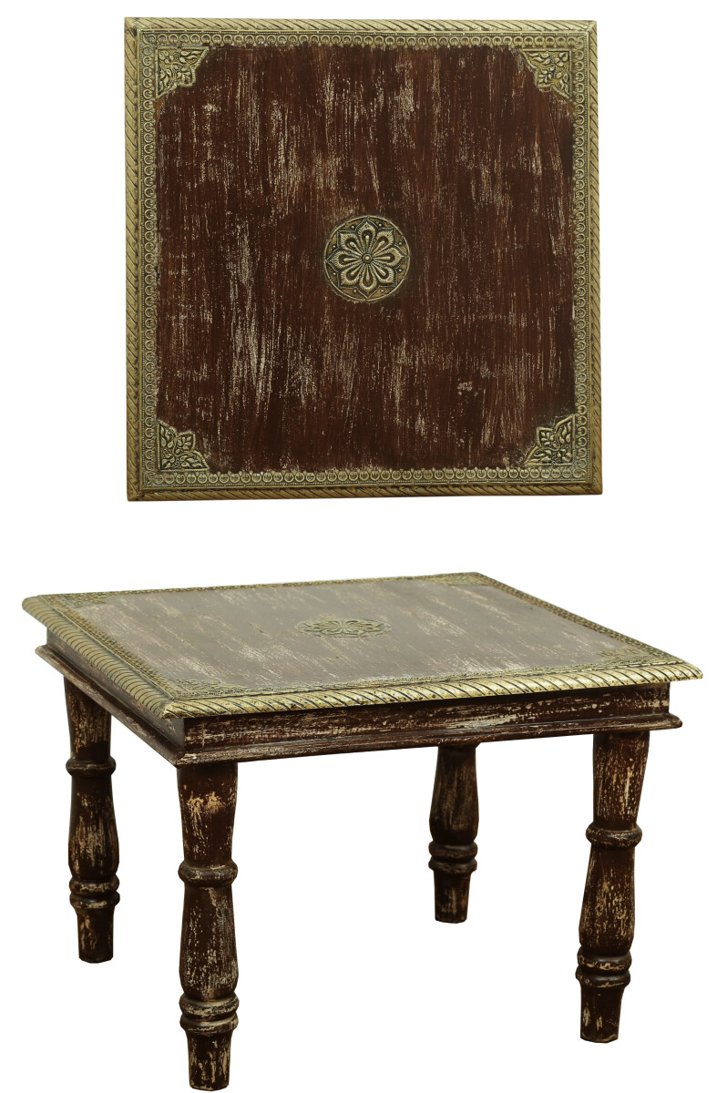 Table dappoint vintage en bois Anjay mar box