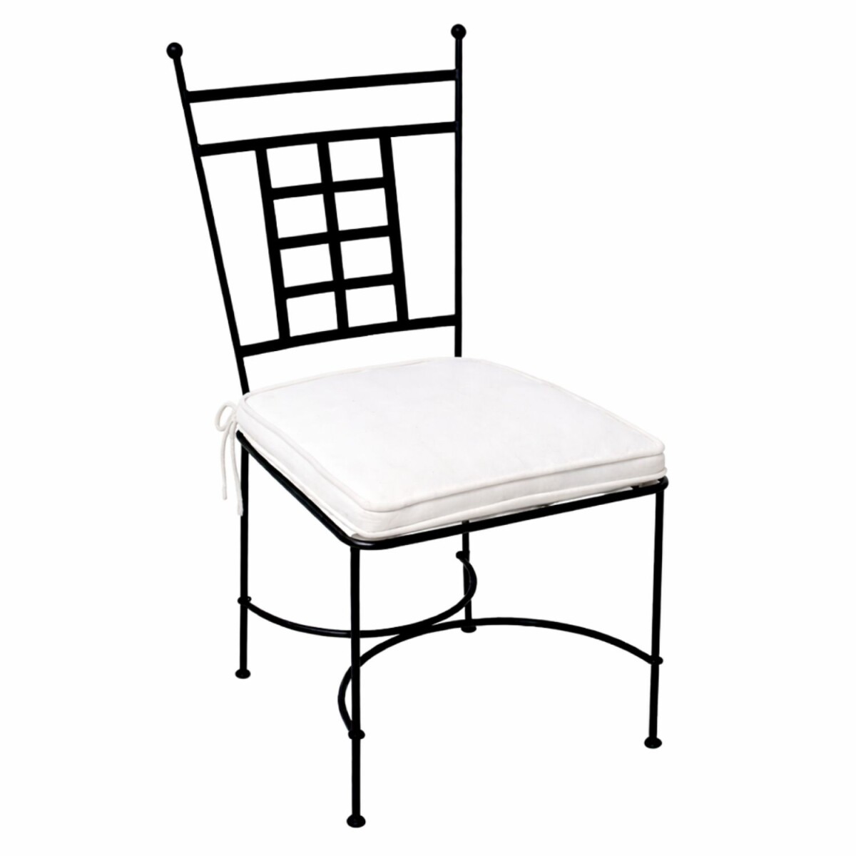 Chaise en fer forgé Athène box