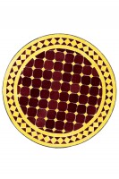 Table en mosaïque marocaine de Marr 4_2nd