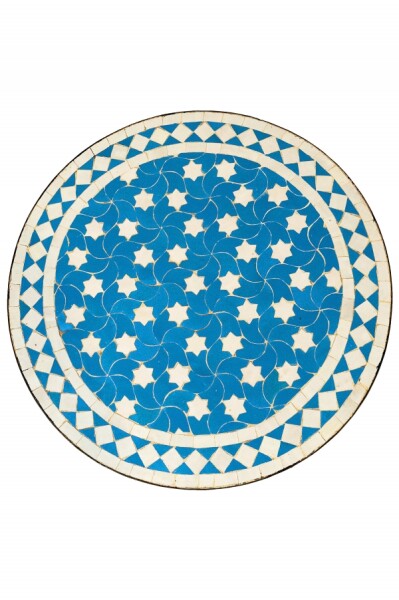 Turquoise et blanc