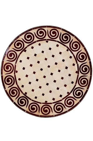 Beige-bordeaux