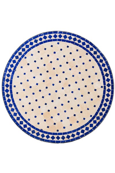 Beige et bleu