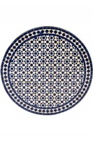 Table en mosaïque marocaine Albaicin 80 cm | Fabriquée à la main