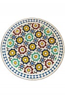 Table en mosaïque marocaine Albaicin 80 cm | Fabriquée à la main