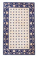 Table en mosaïque marocaine Fès 100 x 60 cm | Fabriquée à la main