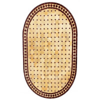 Table en mosaïque marocaine Marrakech 100 x 60 cm | Fabriquée à la main