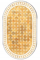 Table en mosaïque marocaine Marrakech 100 x 60 cm | Fabriquée à la main