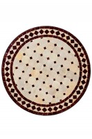 Table en mosaïque marocaine, bleu e 5_2nd